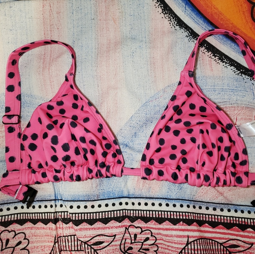 ASOS Polka Dot Bikini Top 32DD